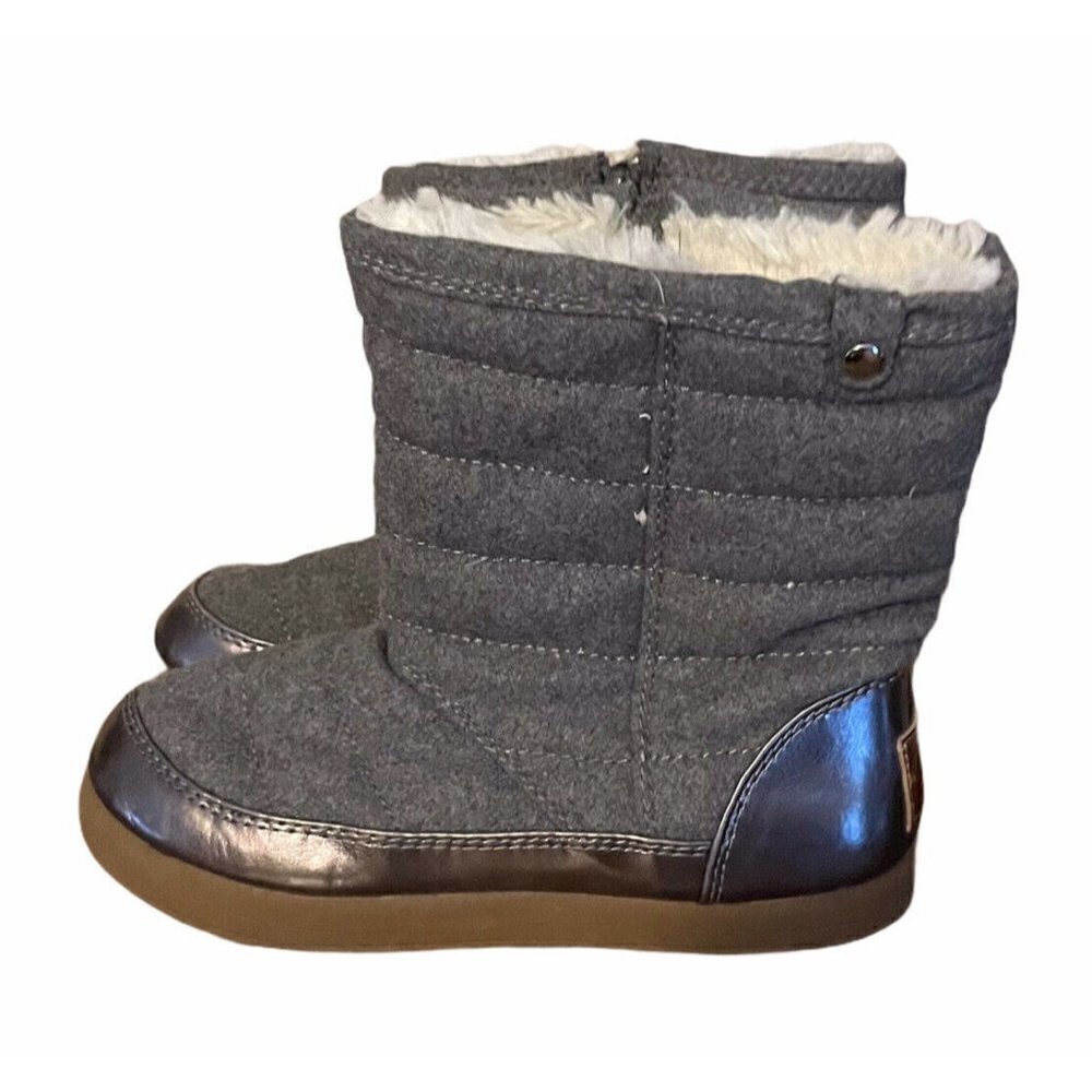 Stevies Snowday Side Zipper Boots Grey size 5